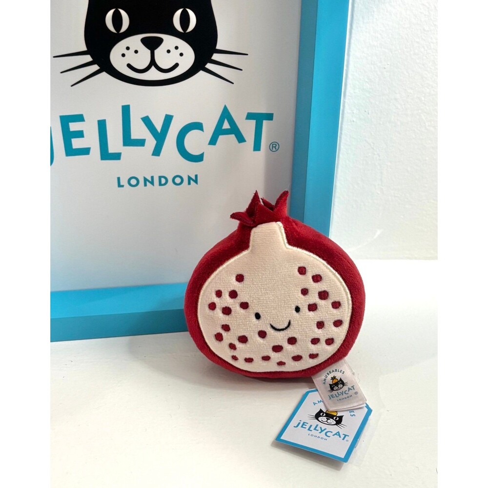 Jellycat fabulous fruit pomegranate Retired ❗️BNWT - Picture 1 of 4